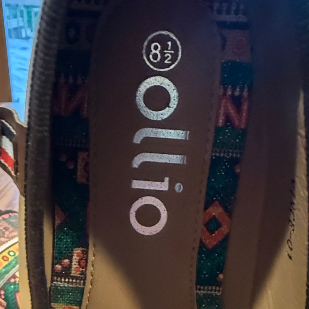 Ollio round toe slip on flats loafers espadrilles size 8.5 - new - Picture 4 of 10
